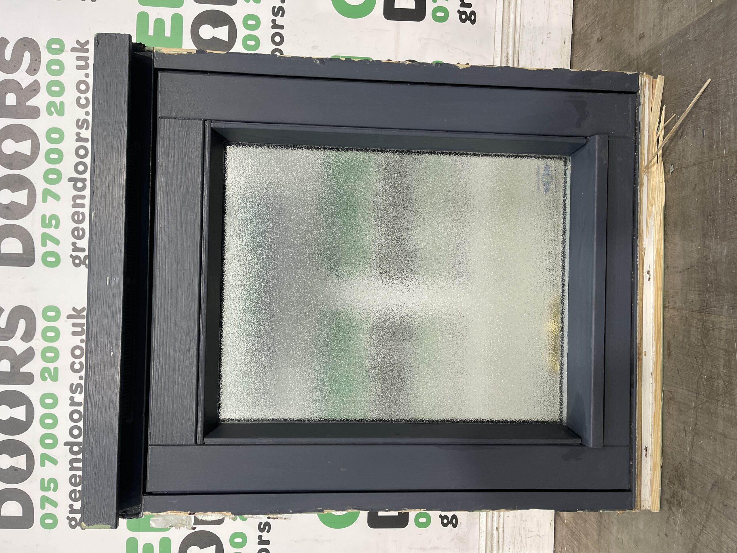 TOP HUNG CASEMENT WINDOW SMALL TINY FROSTED GLASS DOUBLE GLAZED USED WOODEN