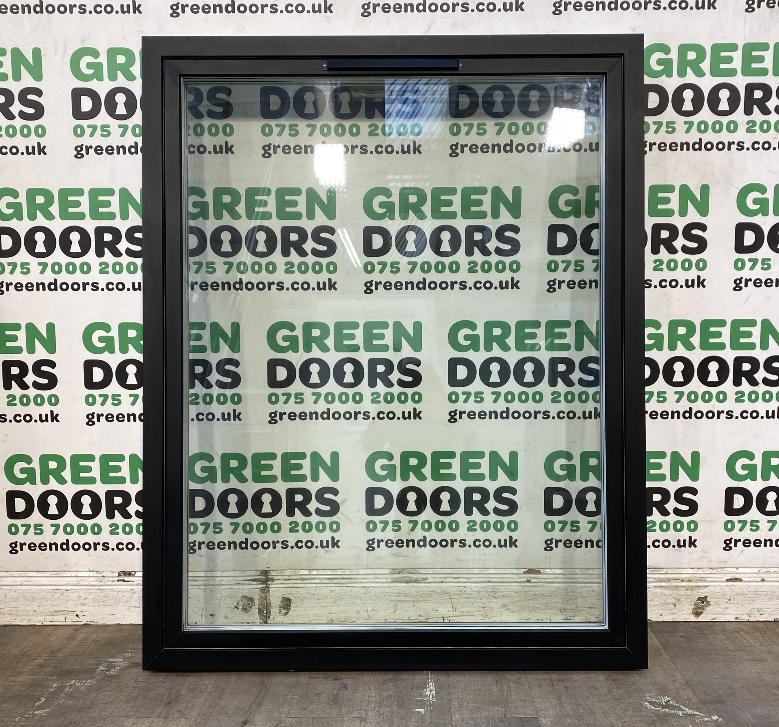 TILT AND TURN WINDOW EXTERNAL INWARDS OPENING RATIONEL BLACK ALUCLAD ALUMINIUM