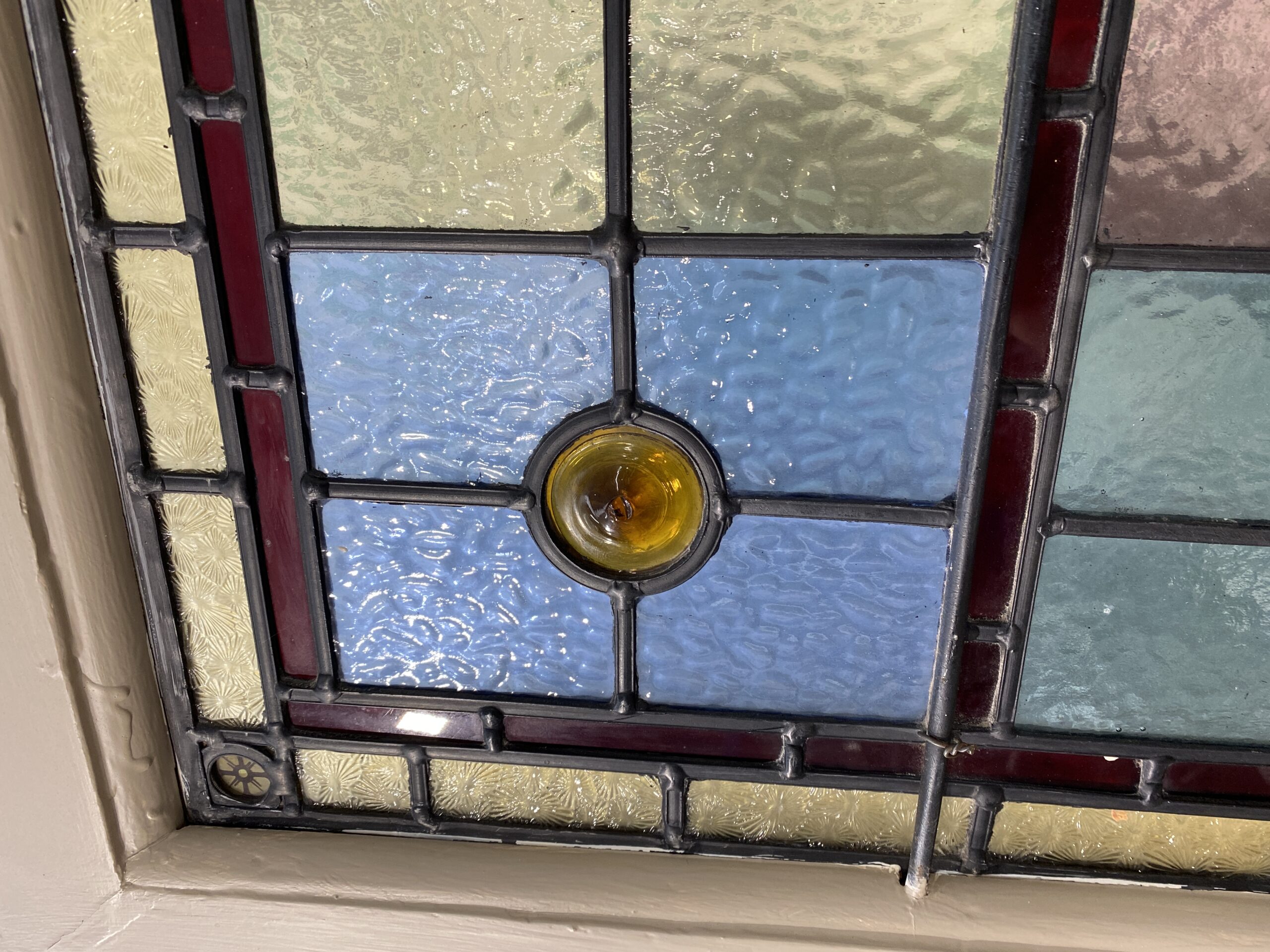 Stained Glass Front Door | Green doors