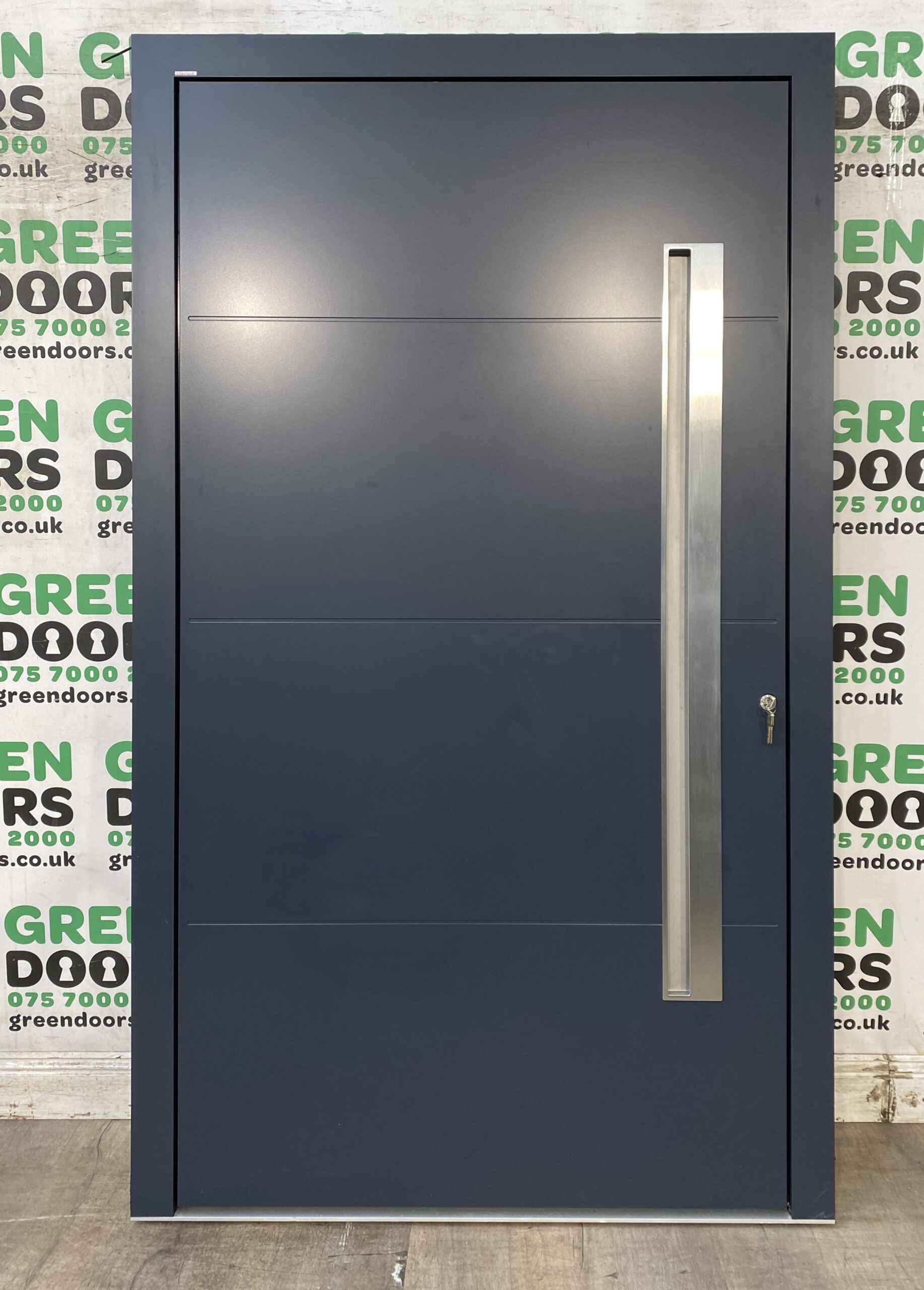 ANTHRACITE GREY MODER DOOR FRONT ENTRANCE EXTERNAL EXTERNAL EXTERIOR NEW