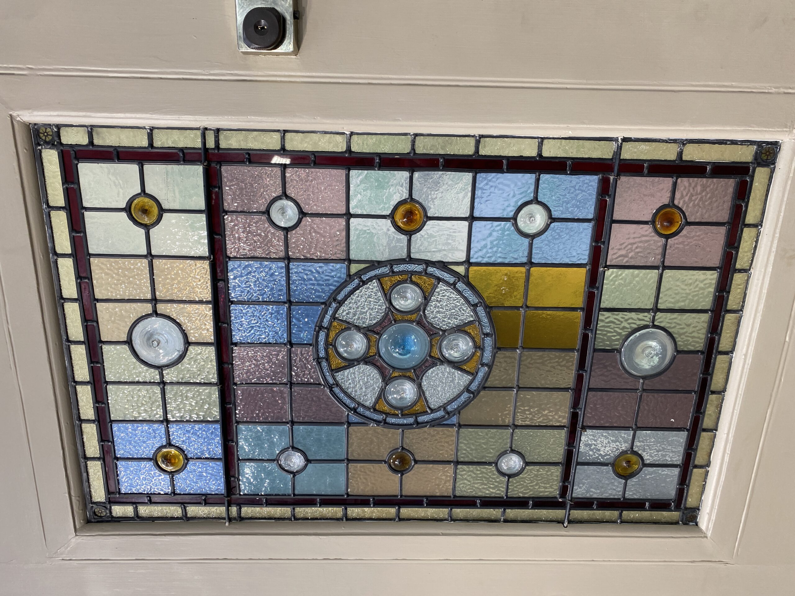 Stained Glass Front Door | Green doors