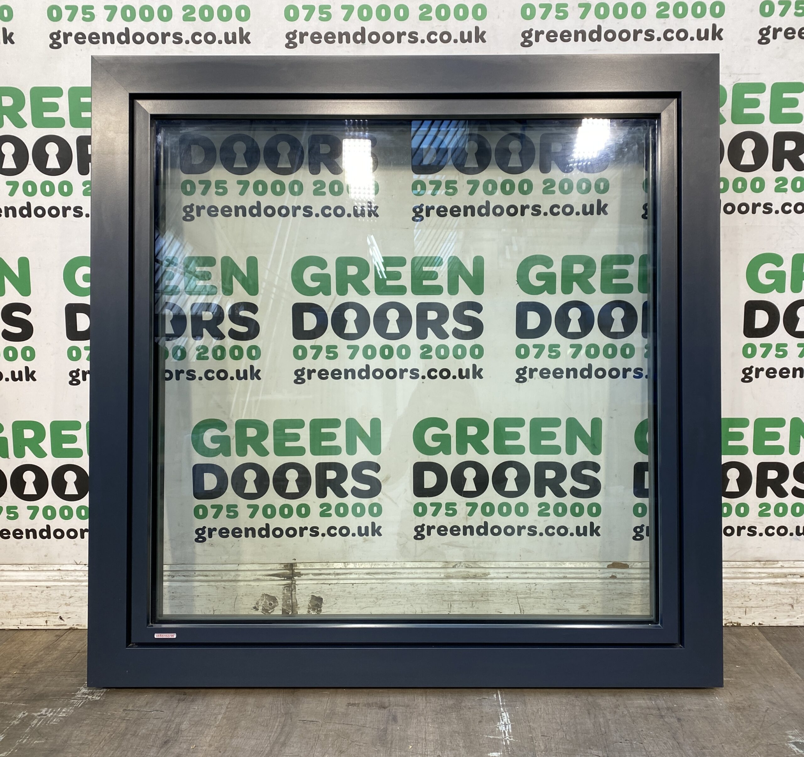 ALUMINIUM WOODEN CASEMENT WINDOW ALUCLAD BRAND NEW ANTHRACITE GREY EXTERIOR