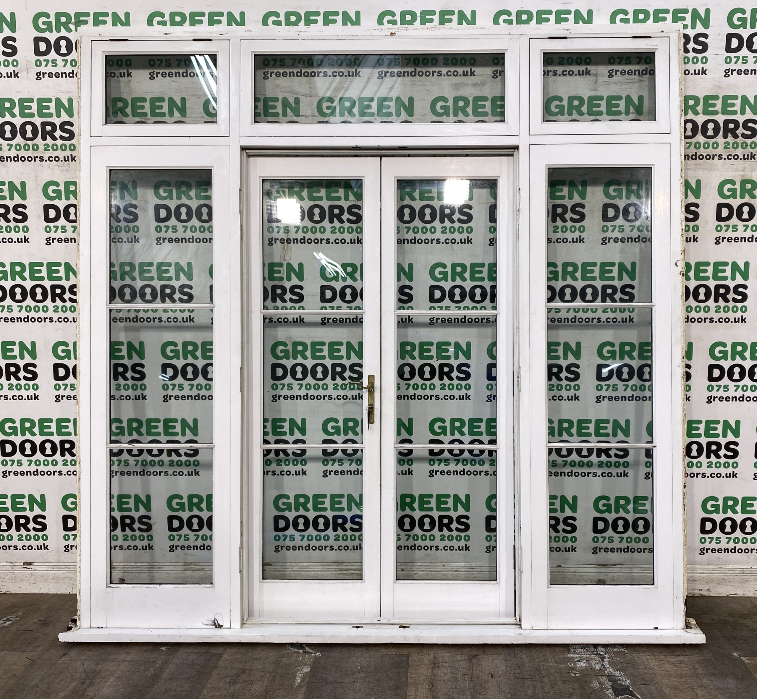 Wooden French doors