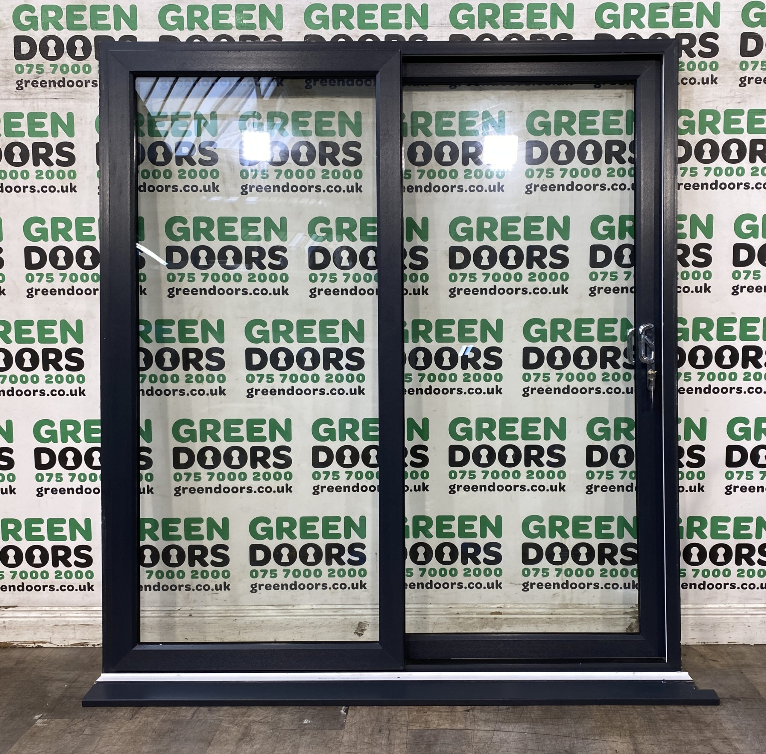 Grey Patio Doors