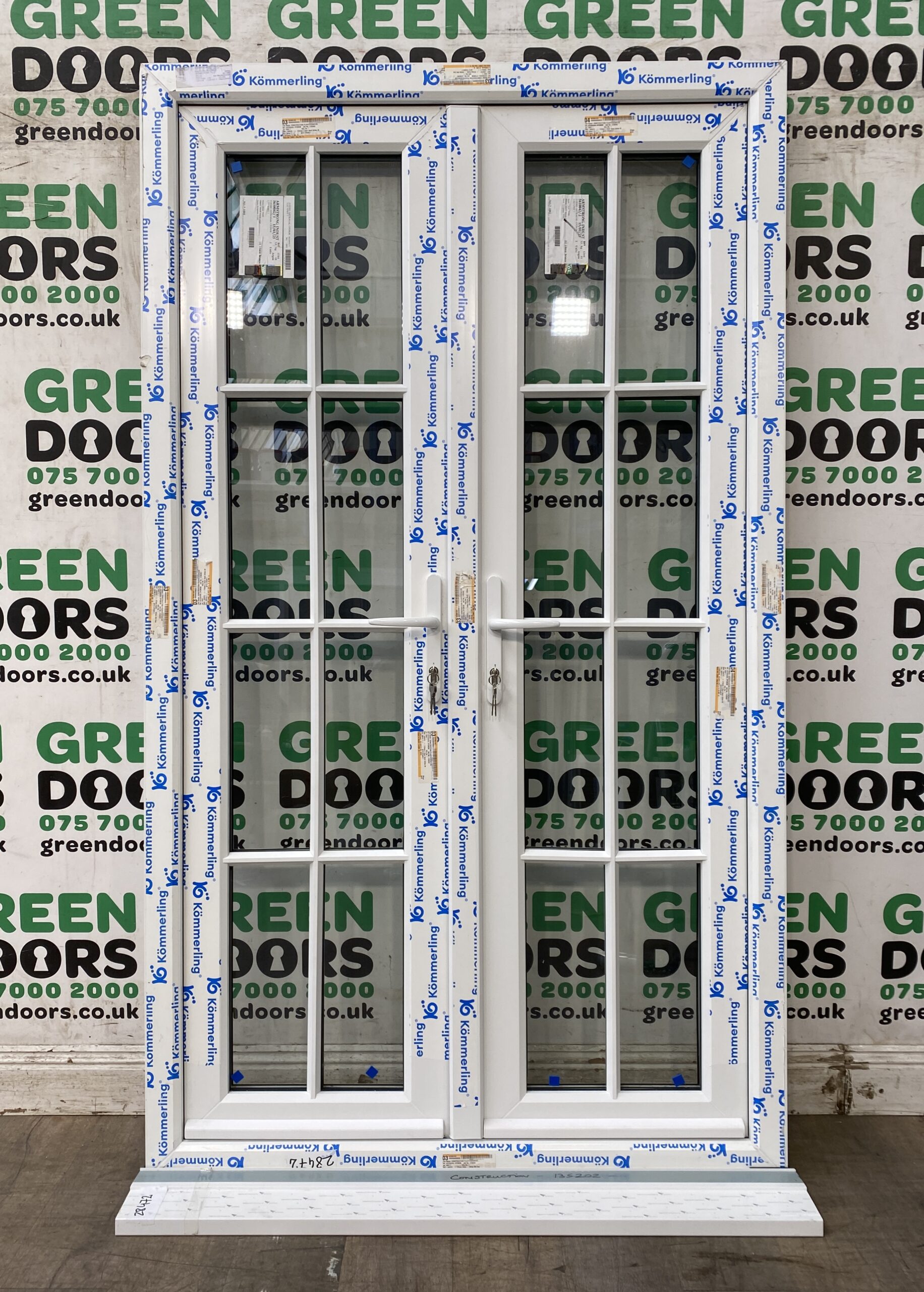 ASTRAGAL BARS FRENCH DOORS INWARDS OPENING GEORGIAN BARS EXTERNAL EXTERIOR THIN