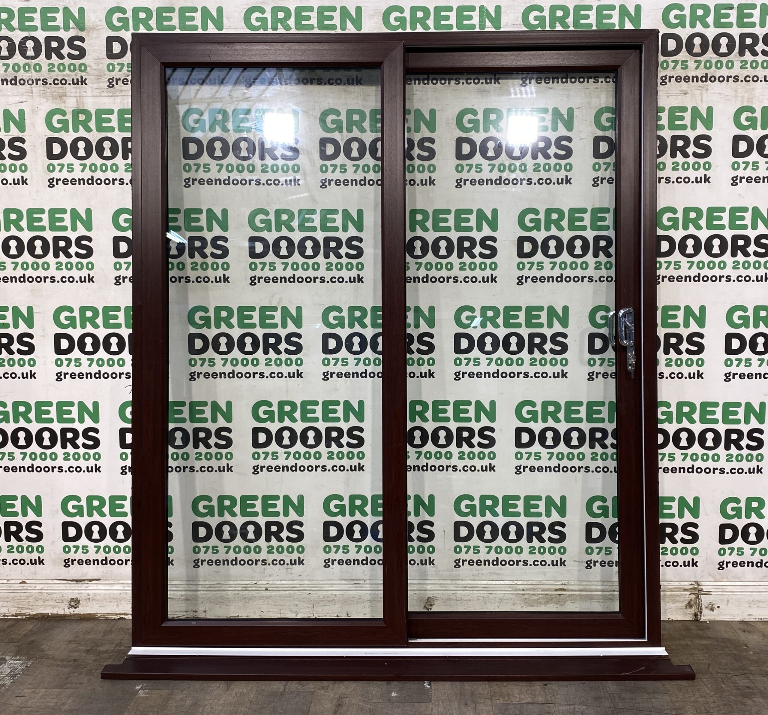 Brown uPVC Patio / Sliding doors