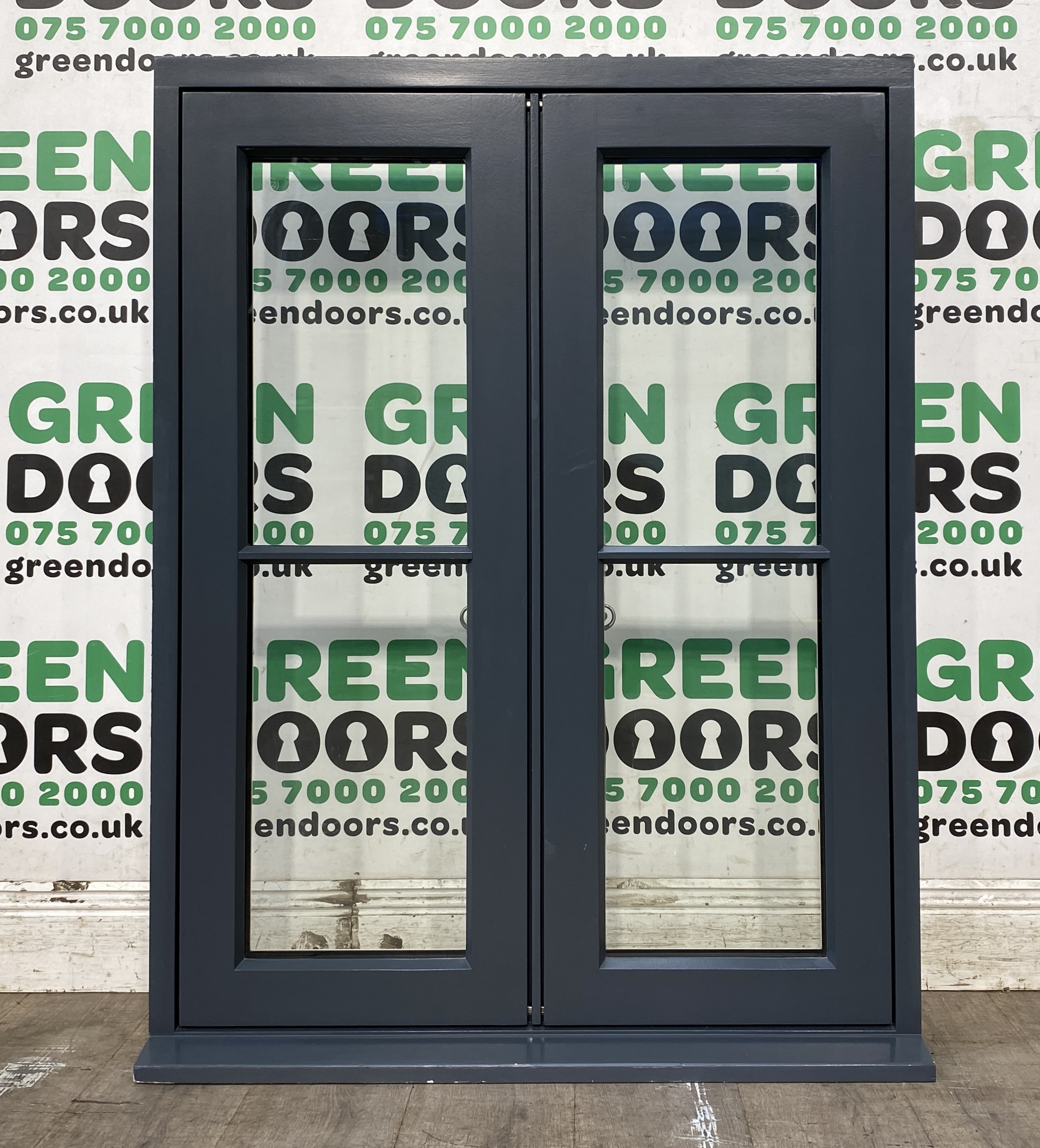FLUSH CASEMENT TIMBER WINDOW ANTHRACITE GREY RAL 7016 HARDWOOD WOODEN EXTERNAL