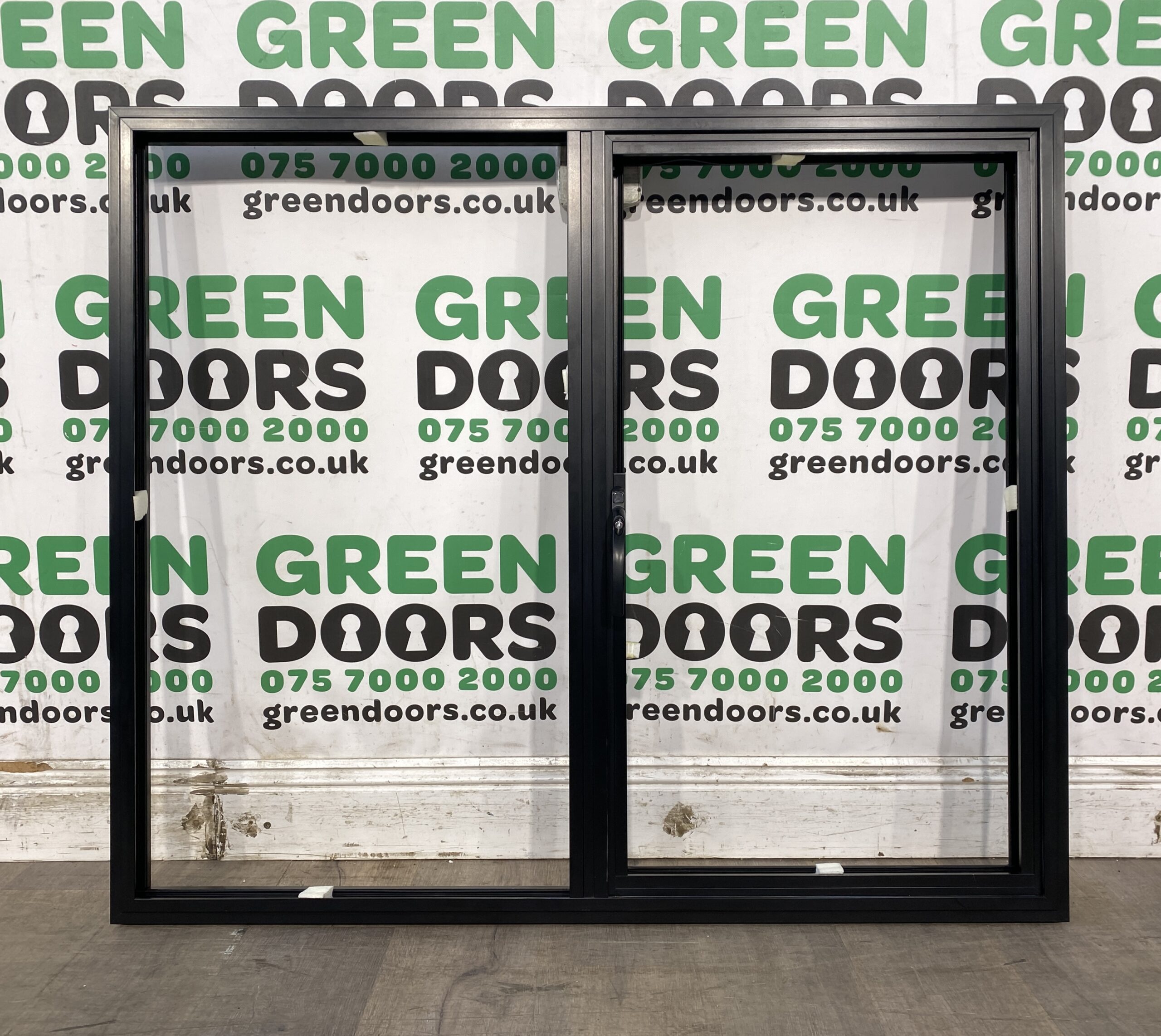 Aluminium Casement window | Green doors