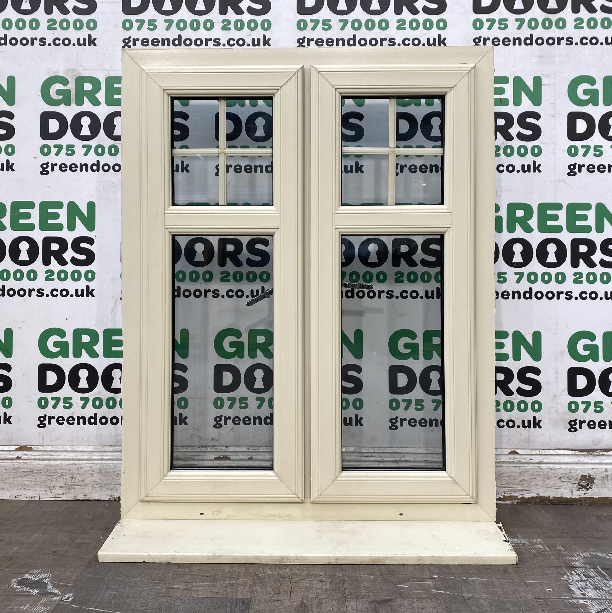 Cream uPVC Casement window