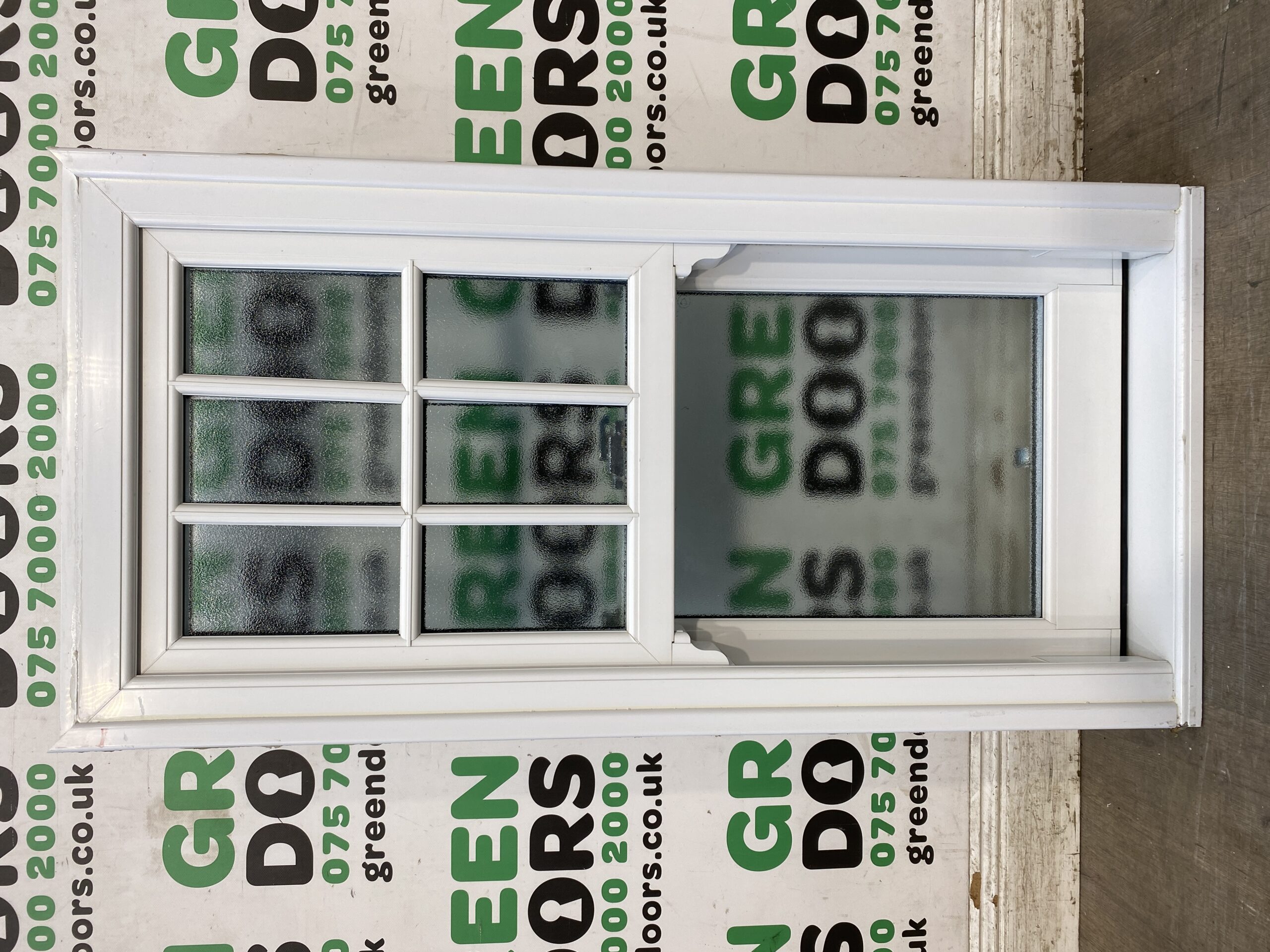 BATHROOM BOX SASH WINDOW USED UPVC EXTERNAL DOUBLE GLAZED EXTERIOR PLASTIC