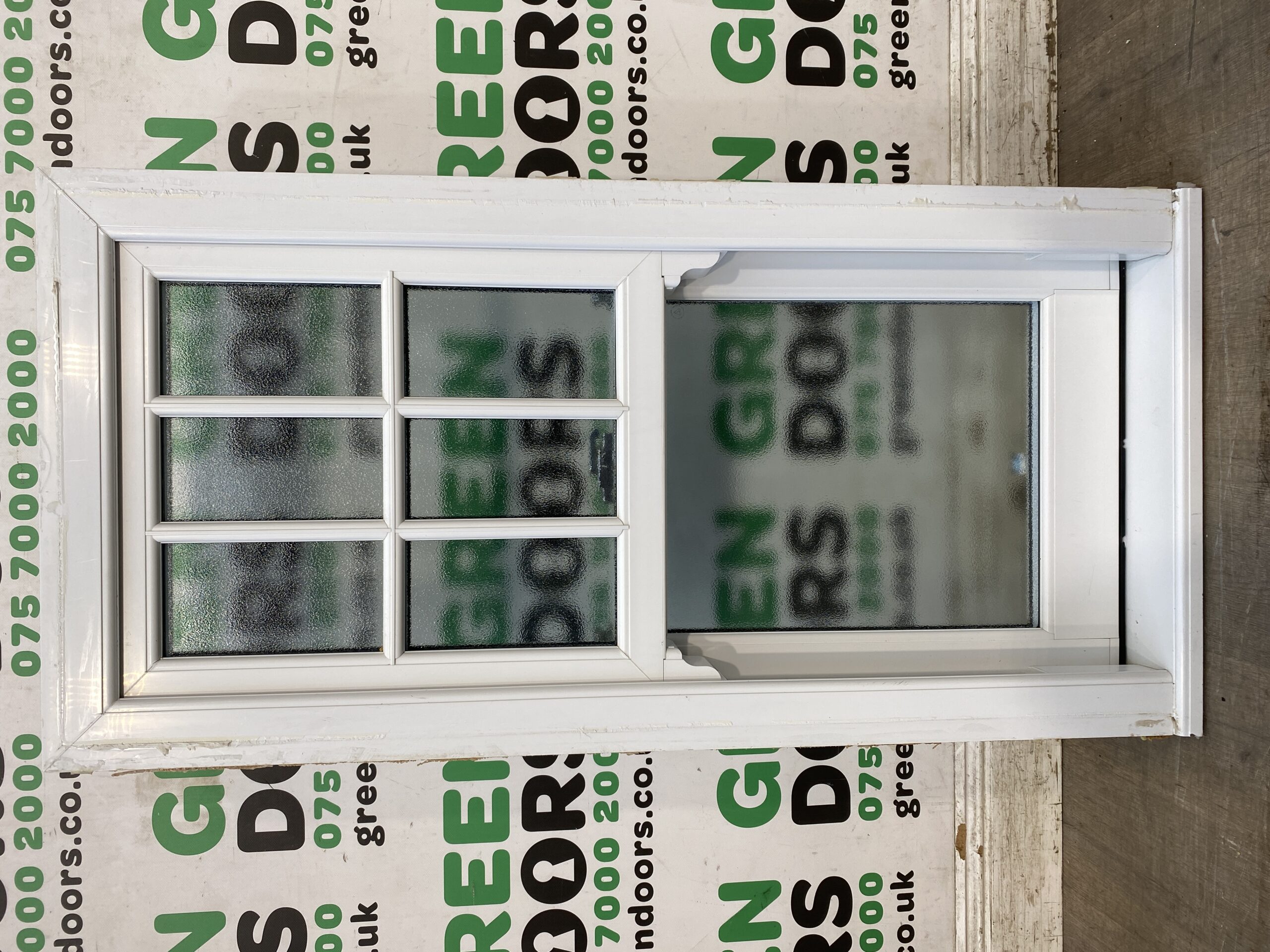 SMALL THIN BATHROOM WINDOW EXTERNAL UPVC EXTERNAL DOUBLE GLAZED WHITE PVC