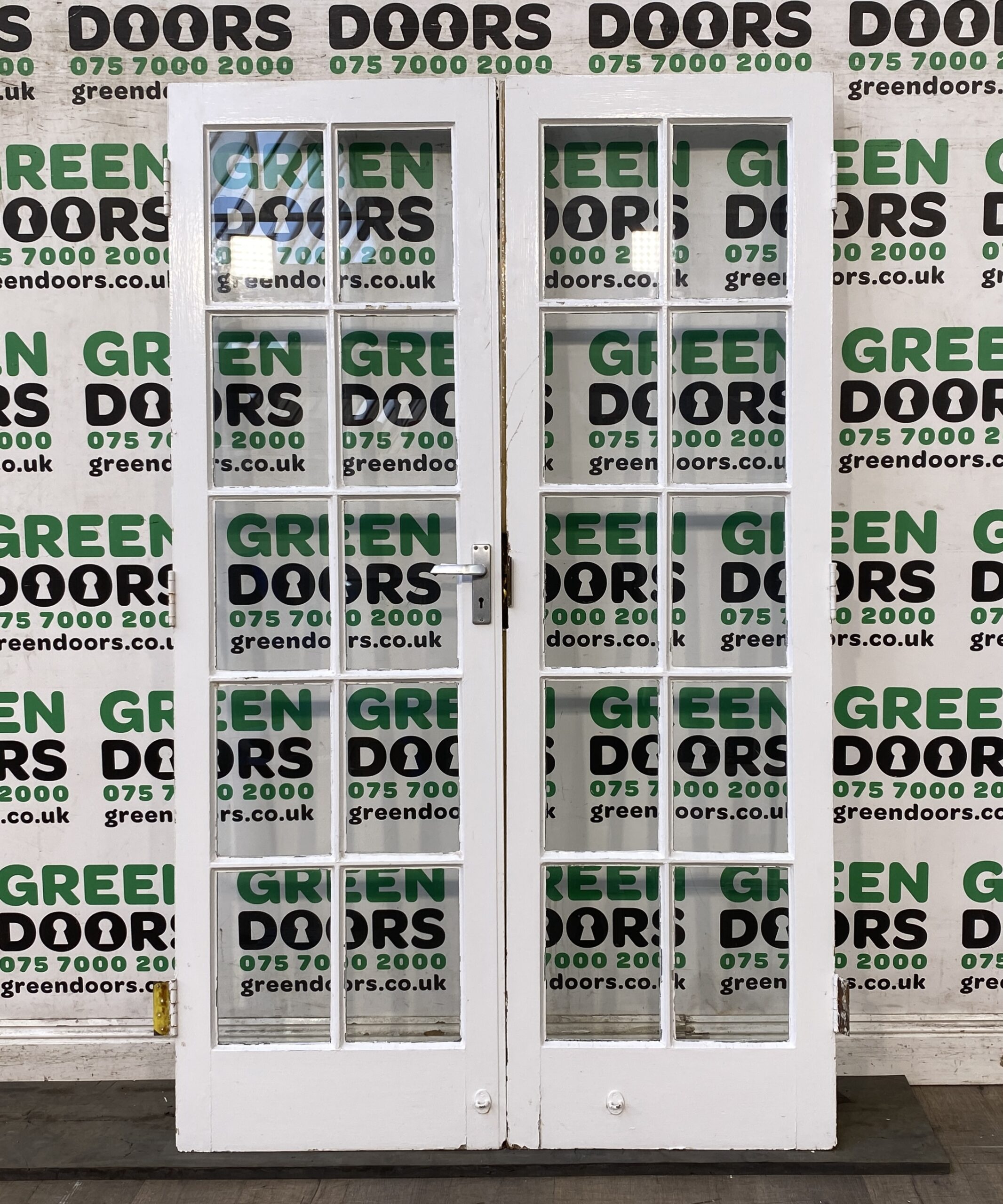 Wooden French doors