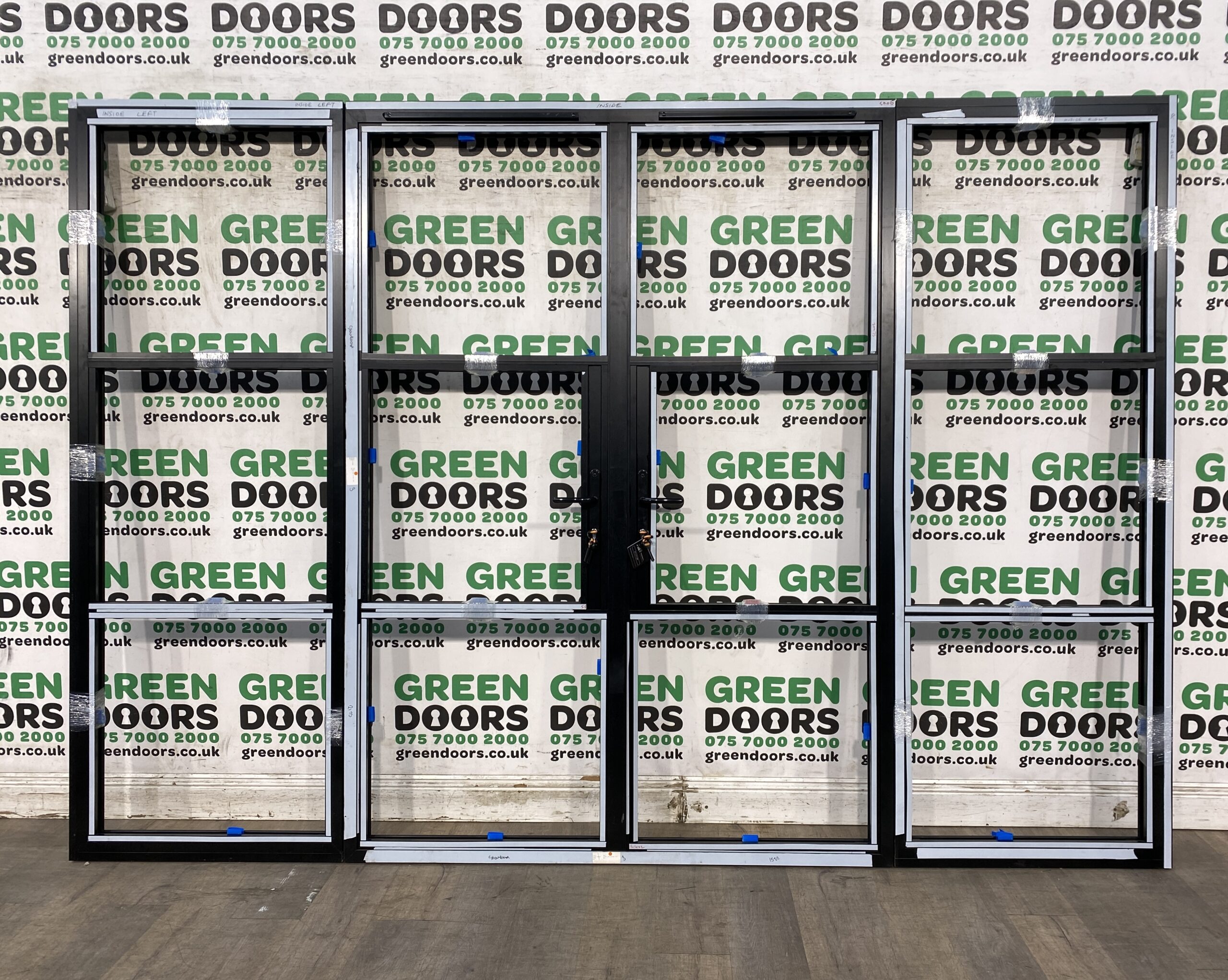 Heritage Aluminium French doors | Green doors
