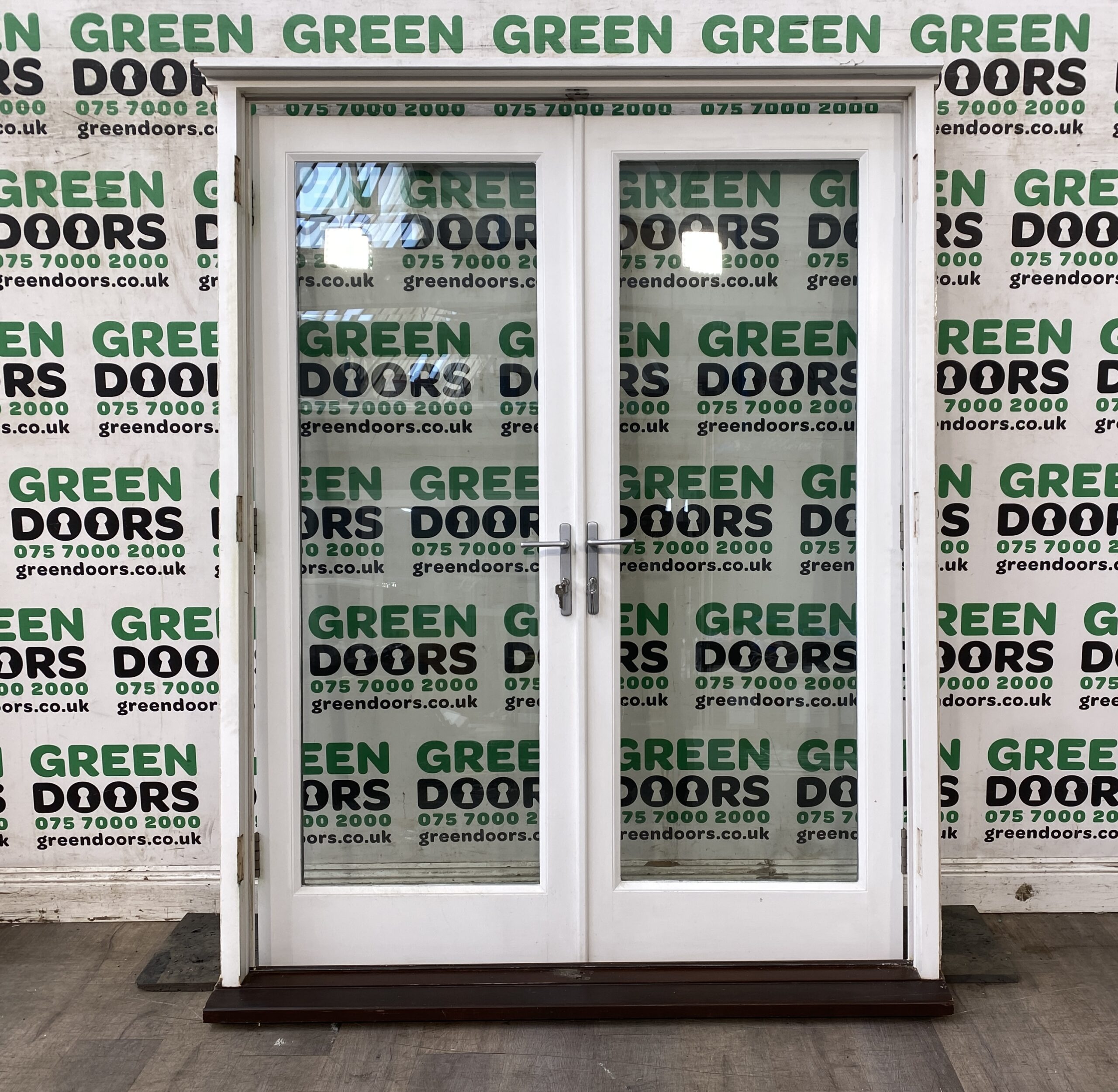 Wooden French doors