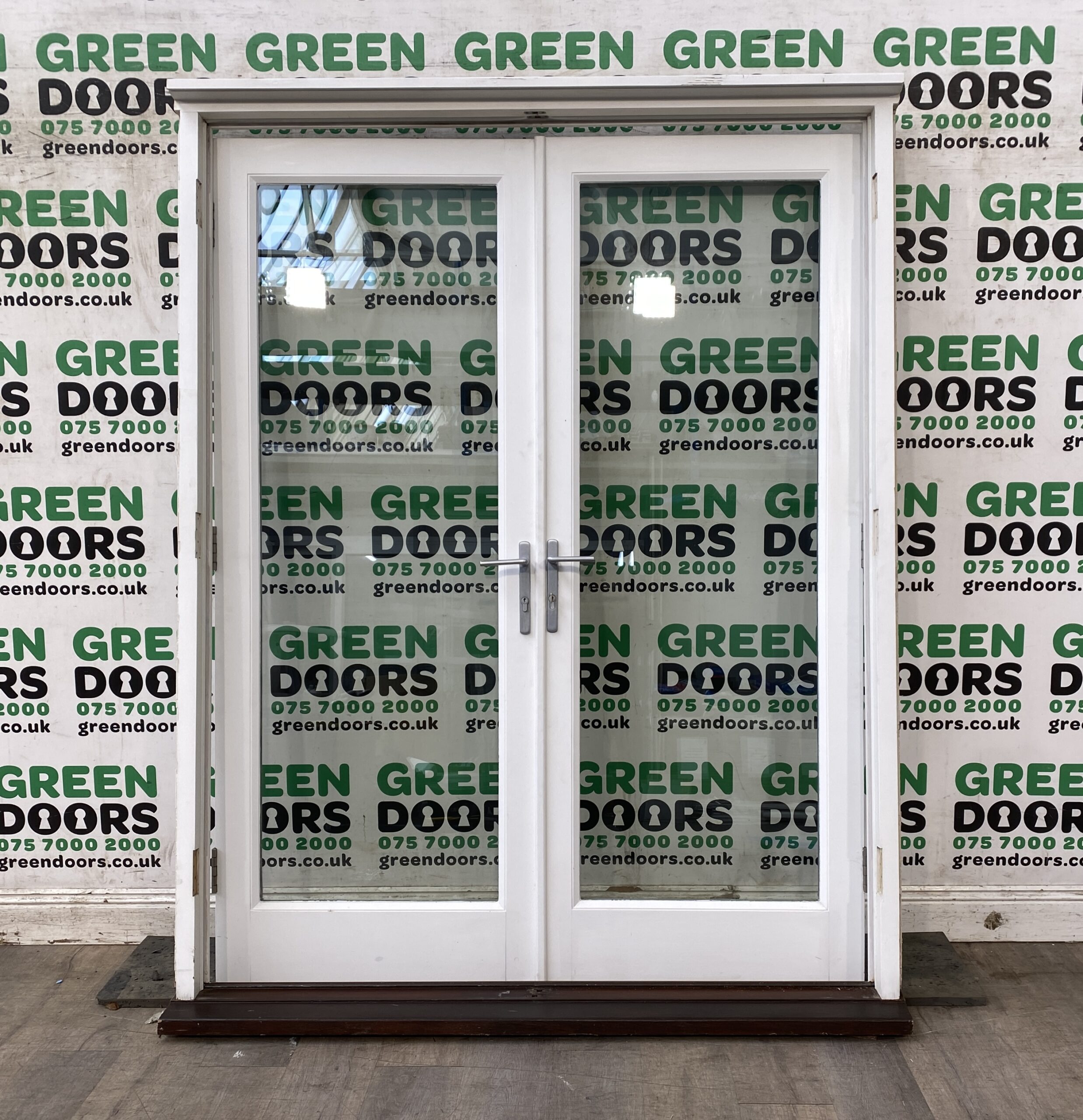Wooden French doors