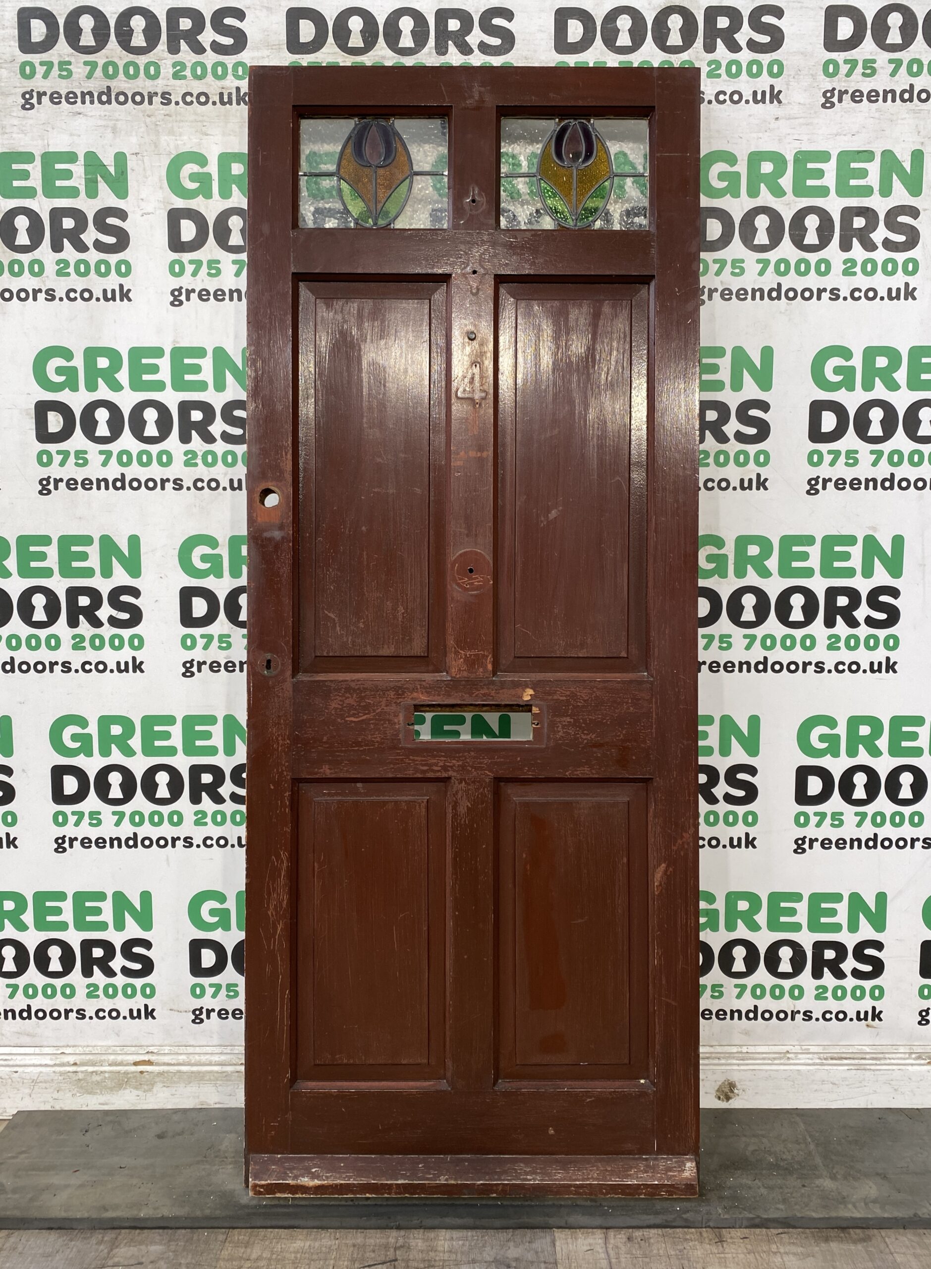 Brown Wooden Front door