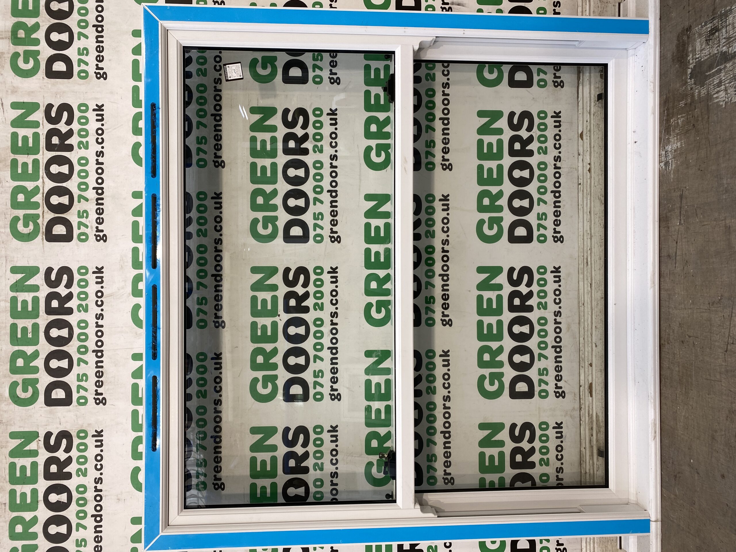 PVCU BOX SASH WINDOW PLASTIC UPVC WHITE EXTERNAL WIDE DOUBLE GLAZED BRAND NEW