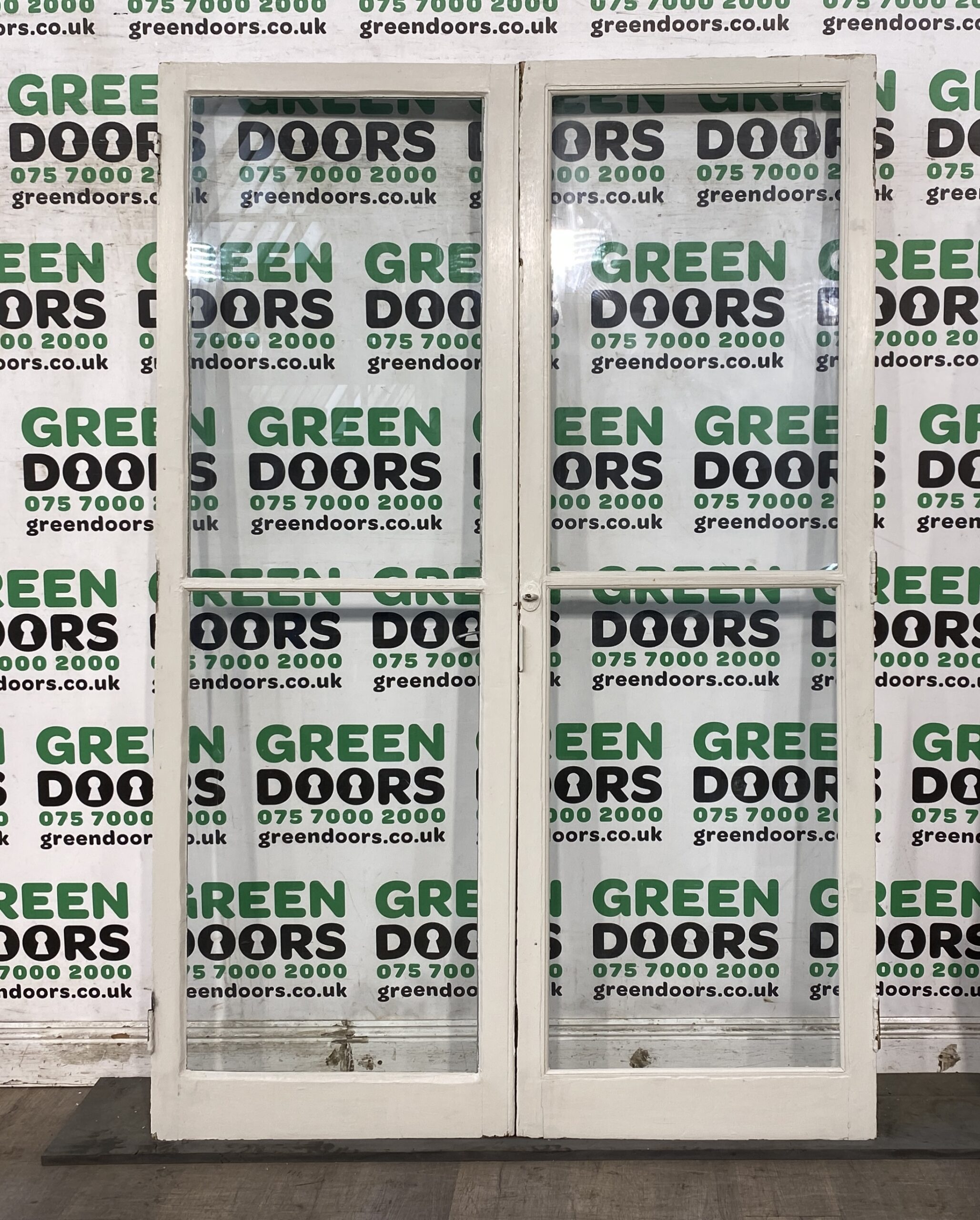 Wooden French doors