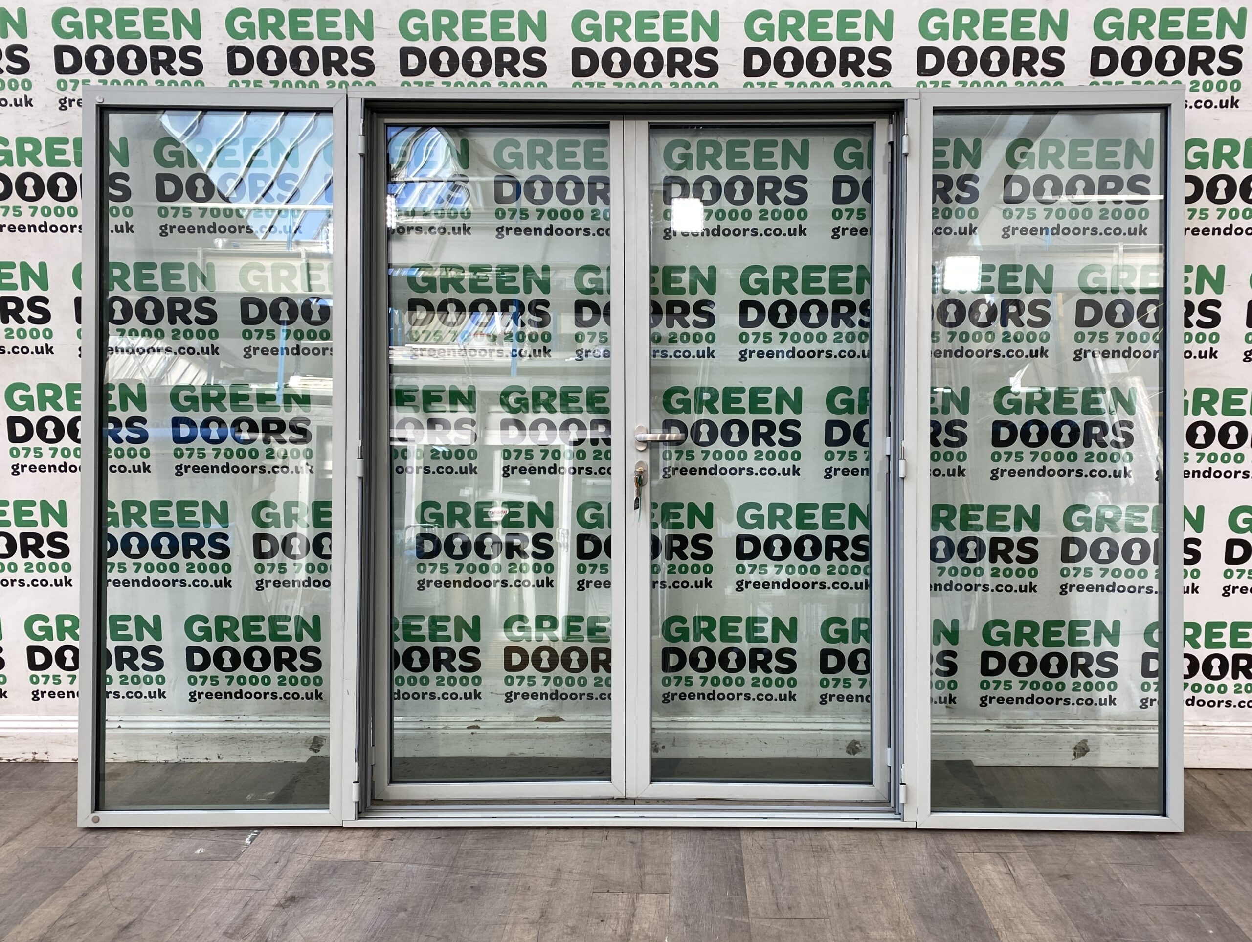 Aluminium French doors