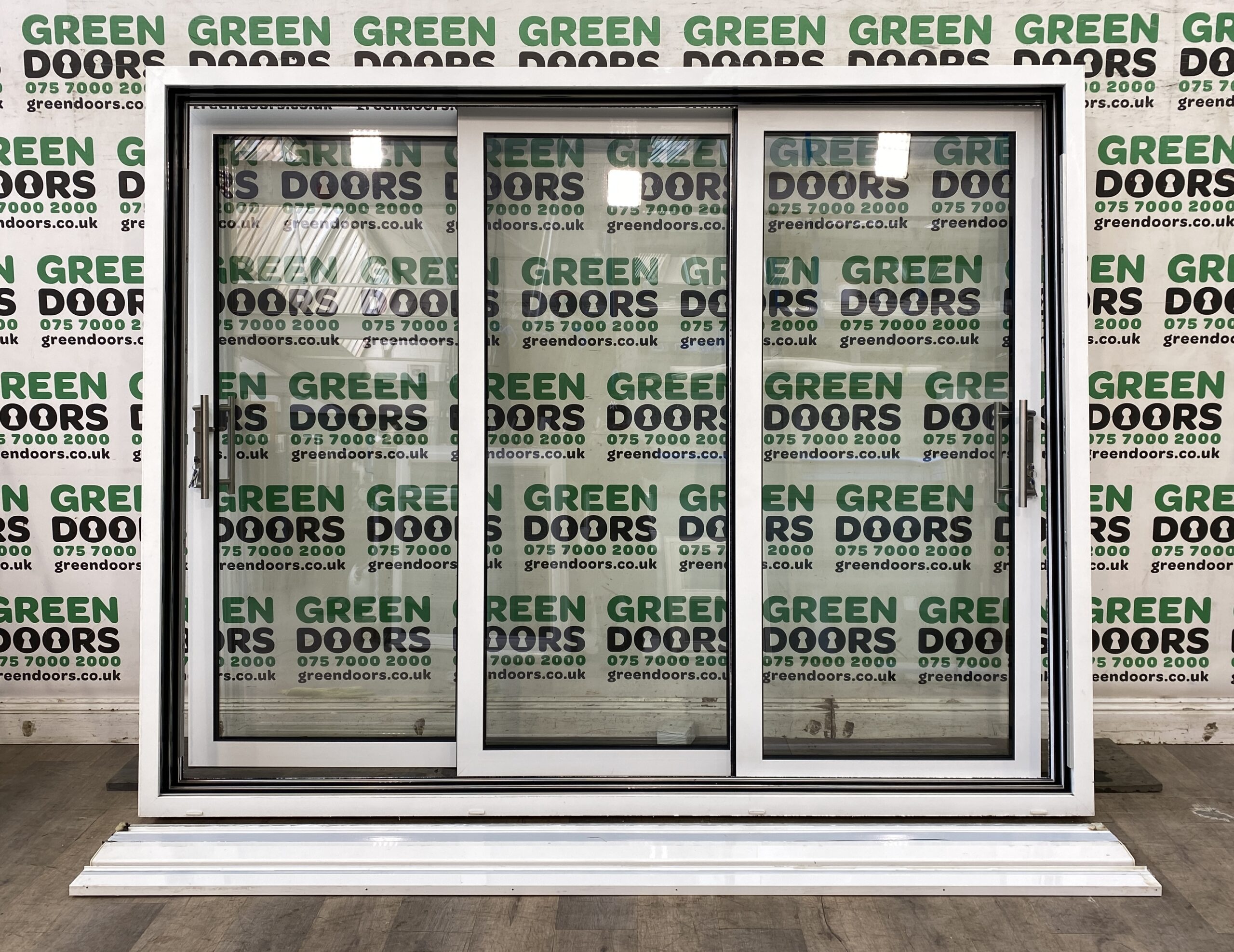 ALUMINIUM SLIDING PATIO DOORS EXTERNAL DOUBLE GLAZED EXTERIOR SLIDERS GLAZED